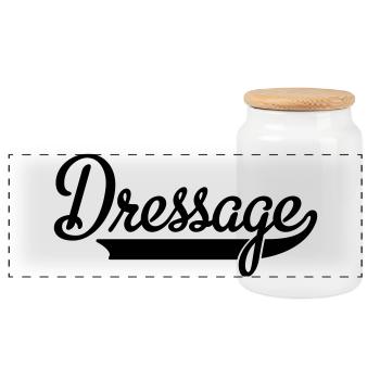 2541614 15546339 dressage - Boîte à biscuits avec couvercle en bois - blanc - Devant