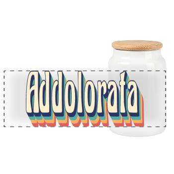 Our Lady of Sorrows t-shirt vintage retro gift t-shirt - Panoramic Cookie Jar with Wooden Lid - white - Front