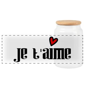 FÊTE DES PÈRES. BONNE FÊTE PAPA. PAPA. BONNE FÊTE - Boîte à biscuits avec couvercle en bois - blanc - Devant