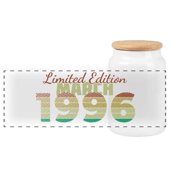 30e anniversaire Édition Limitée (SCR) 03/1996 - Boîte à biscuits avec couvercle en bois - blanc - Devant