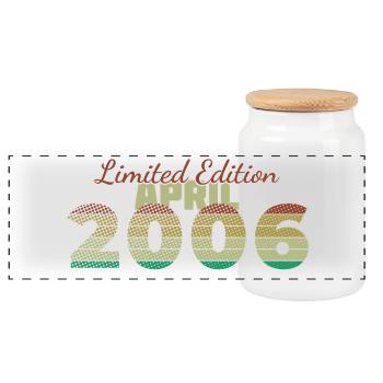 20. Geburtstag Limited Edition (SCR) 04/2006 - Panorama Keksdose mit Holzdeckel - Weiß - Vorne