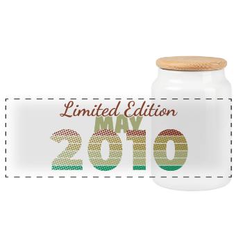 16. Geburtstag Limited Edition (SCR) 05/2010 - Panorama Keksdose mit Holzdeckel - Weiß - Vorne