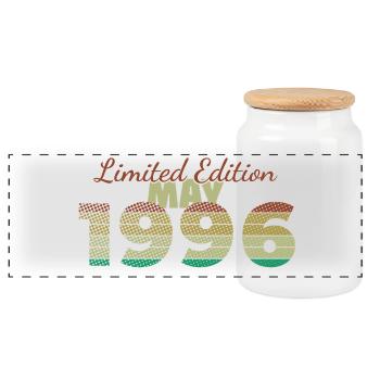 30. Geburtstag Limited Edition (SCR) 05/1996 - Panorama Keksdose mit Holzdeckel - Weiß - Vorne
