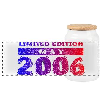 20. Geburtstag Limited Edition 05/2006 - Panorama Keksdose mit Holzdeckel - Weiß - Vorne