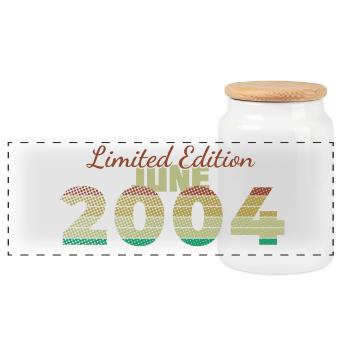 22e anniversaire Édition Limitée (SCR) 06/2004 - Boîte à biscuits avec couvercle en bois - blanc - Devant