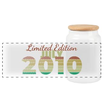 16. Geburtstag Limited Edition (SCR) 07/2010 - Panorama Keksdose mit Holzdeckel - Weiß - Vorne