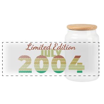 22e anniversaire Édition Limitée (SCR) 07/2004 - Boîte à biscuits avec couvercle en bois - blanc - Devant