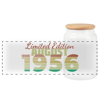 70e anniversaire Édition Limitée (SCR) 08/1956 - Boîte à biscuits avec couvercle en bois - blanc - Devant