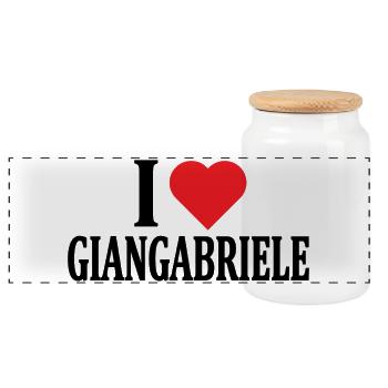 t-shirt Giangabriele t-shirt idée cadeau - Boîte à biscuits avec couvercle en bois - blanc - Devant
