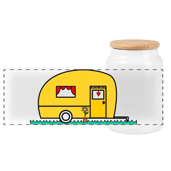 MAÎTRESSE. MAÎTRE. PROFESSEUR. ECOLE - Boîte à biscuits avec couvercle en bois - blanc - Devant