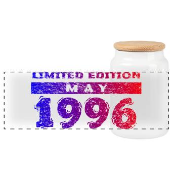 30. Geburtstag Limited Edition 05/1996 - Panorama Keksdose mit Holzdeckel - Weiß - Vorne