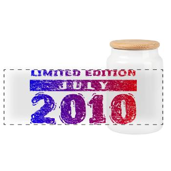 16. Geburtstag Limited Edition 07/2010 - Panorama Keksdose mit Holzdeckel - Weiß - Vorne