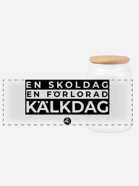 AG SKOLDAG2 - Panorama Keksdose mit Holzdeckel - Weiß