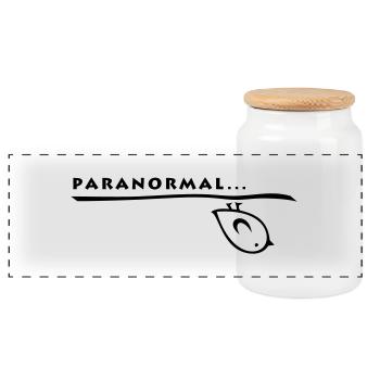 TWEETLERCOOLS - PARANORMAL - Boîte à biscuits avec couvercle en bois - blanc - Devant