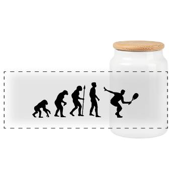 squash__evolution____f1 - Boîte à biscuits avec couvercle en bois - blanc - Devant
