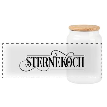 2541614 15880508 Koch - Panorama Keksdose mit Holzdeckel - Weiß - Vorne