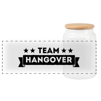 TEAM HANGOVER - VATERTAG - Panorama Keksdose mit Holzdeckel - Weiß - Vorne