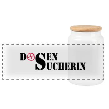 Dosensucherin - 2colors - 2011 - Boîte à biscuits avec couvercle en bois - blanc - Devant
