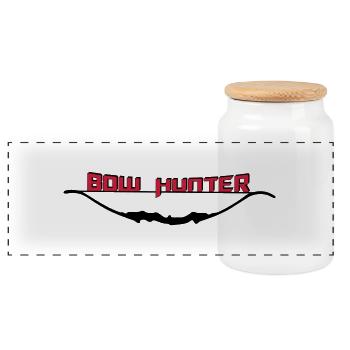 Bow Hunter 2 - Panorama Keksdose mit Holzdeckel - Weiß - Vorne