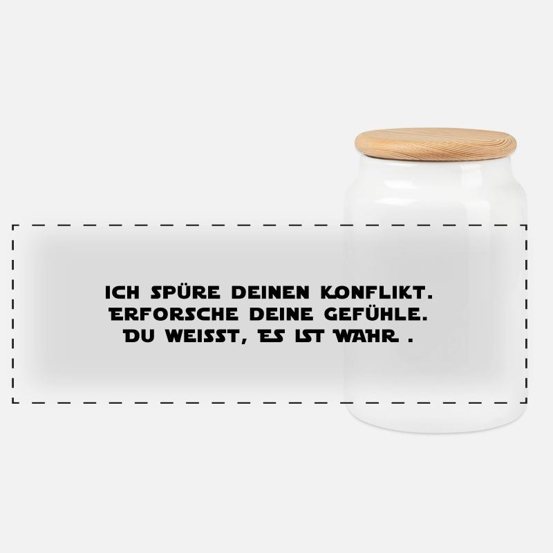 Star Wars: Konflikt - Panorama Keksdose mit Holzdeckel - Weiß
