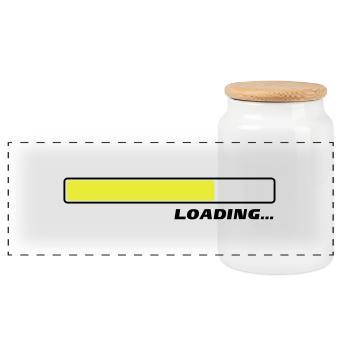 Loading… 2c - Panorama Keksdose mit Holzdeckel - Weiß - Vorne