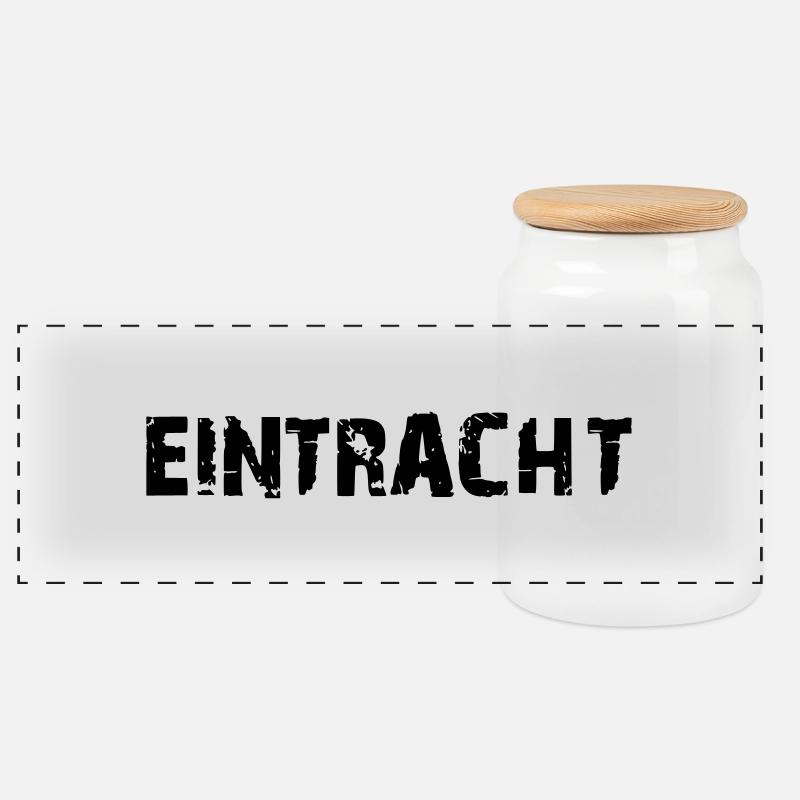 Concord 01 - Panoramic Cookie Jar with Wooden Lid - white