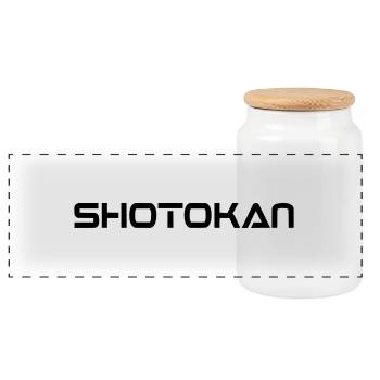shotokantext vektor - Panorama Keksdose mit Holzdeckel - Weiß - Vorne