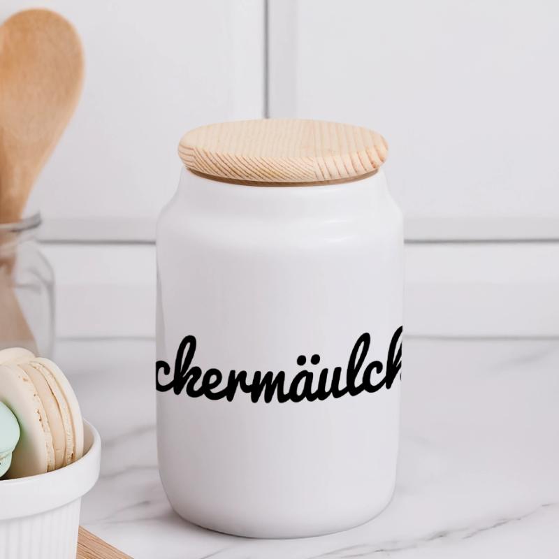 Leckermäulchen Panorama Keksdose mit Holzdeckel