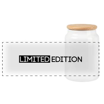 limited_edition___f1 - Panorama Keksdose mit Holzdeckel - Weiß - Vorne