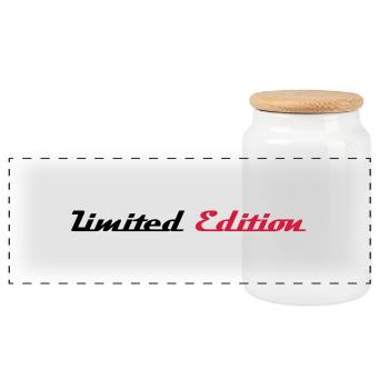 LIMITED EDITION - Panorama Keksdose mit Holzdeckel - Weiß - Vorne