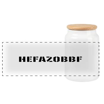 fellforst_hefazobbf - Panorama Keksdose mit Holzdeckel - Weiß - Vorne