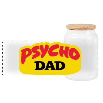Psycho Dad - Al Bundy's lieblings 90's TV show  - Panorama Keksdose mit Holzdeckel - Weiß - Vorne