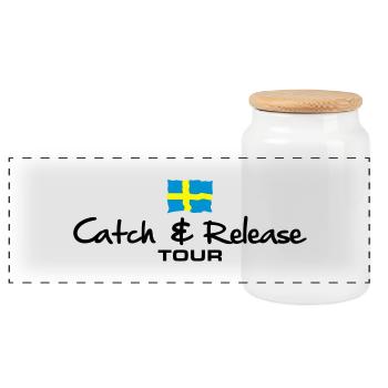 as28_cr_schweden_tour - Panoramic Cookie Jar with Wooden Lid - white - Front