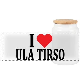 T-shirt J’adore Ula Tirso t-shirt Sardaigne - Boîte à biscuits avec couvercle en bois - blanc - Devant