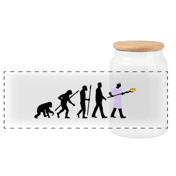 evolution_backer_122013_b_3c - Panorama Keksdose mit Holzdeckel - Weiß - Vorne