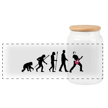evolution_rocks_032012_a_2c - Boîte à biscuits avec couvercle en bois - blanc - Devant