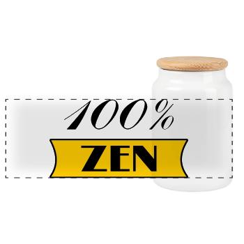 anniversary. Anniversary Decade. humor. funny - Panoramic Cookie Jar with Wooden Lid - white - Front