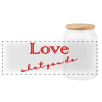 CITATION,CITATIONS,MESSAGE, MESSAGE,HUMOUR - Boîte à biscuits avec couvercle en bois - blanc - Devant