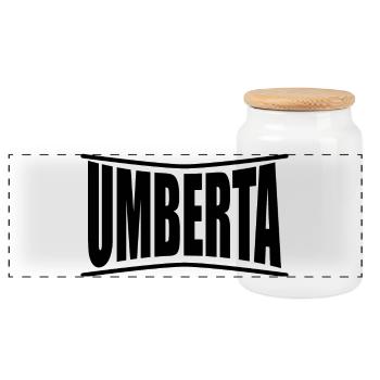 t-shirt Idée cadeau t-shirt Umberta - Boîte à biscuits avec couvercle en bois - blanc - Devant