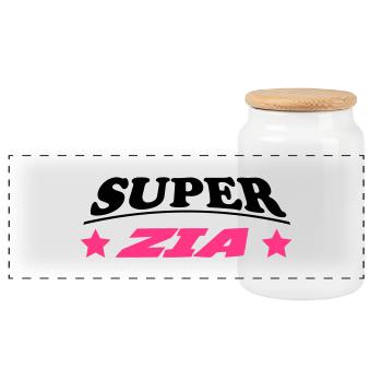 Super zia 111 - Panorama Keksdose mit Holzdeckel - Weiß - Vorne