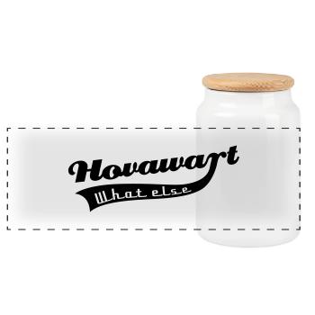 Hovawart - Panorama Keksdose mit Holzdeckel - Weiß - Vorne