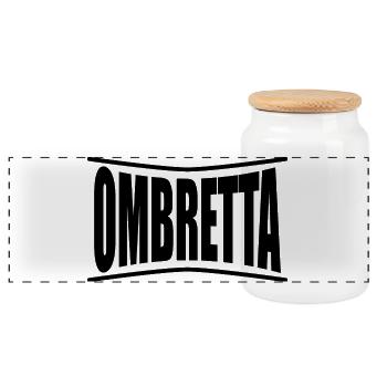 t-shirt Ombretta t-shirt idée cadeau - Boîte à biscuits avec couvercle en bois - blanc - Devant