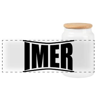 T-Shirt Name Imer T-Shirt Geschenkidee - Panorama Keksdose mit Holzdeckel - Weiß - Vorne