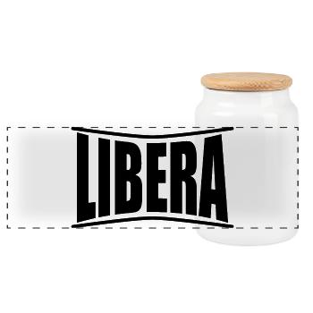 nom t-shirt t-shirt gratuit idée cadeau - Boîte à biscuits avec couvercle en bois - blanc - Devant