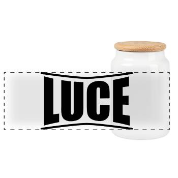 t-shirt T-shirt light gift idea - Boîte à biscuits avec couvercle en bois - blanc - Devant