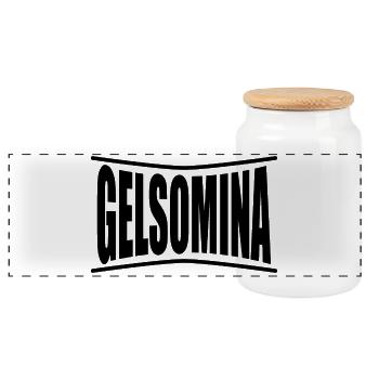 T-Shirt Gelsomina T-Shirt Geschenkidee - Panorama Keksdose mit Holzdeckel - Weiß - Vorne