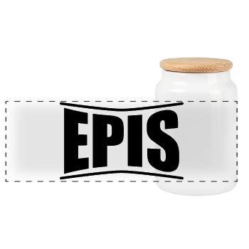 t-shirt Epis idée cadeau t-shirt - Boîte à biscuits avec couvercle en bois - blanc - Devant