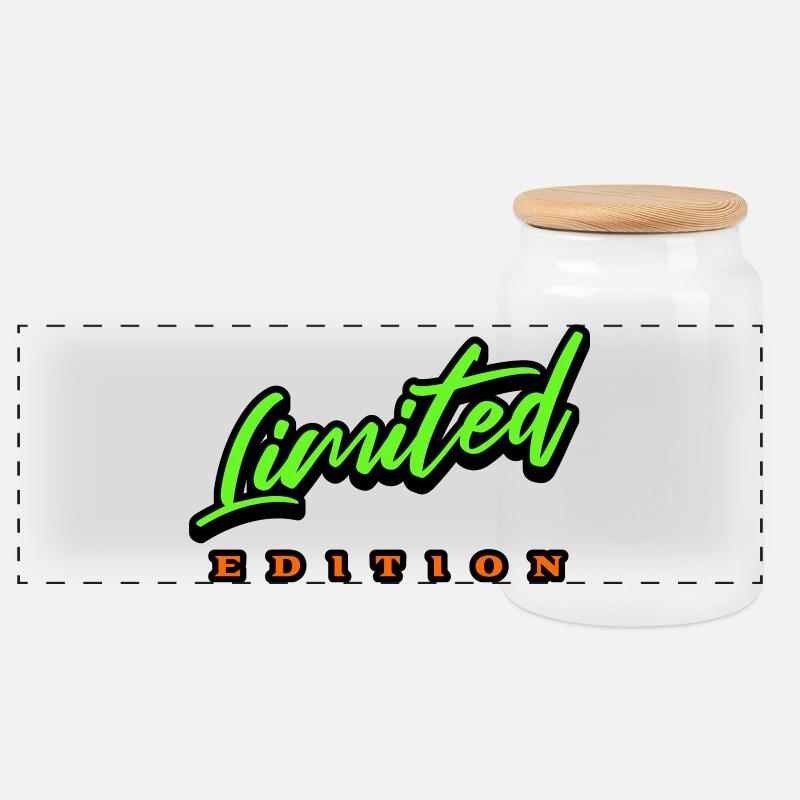 Limited Edition - Panorama Keksdose mit Holzdeckel - Weiß