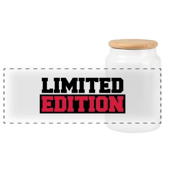 Limited Edition - Panorama Keksdose mit Holzdeckel - Weiß - Vorne