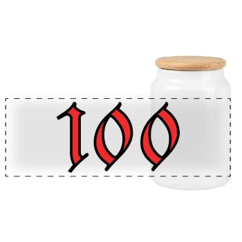 HAPPY BIRTHDAY. JOYEUX ANNIVERSAIRE. ANNIVERSAIRE. - Boîte à biscuits avec couvercle en bois - blanc - Devant